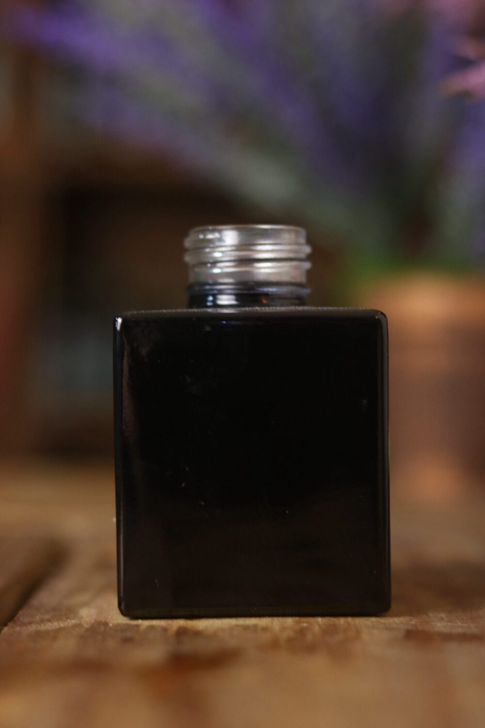 Frasco Vidro Cubo Preto Total 250ml R28/410