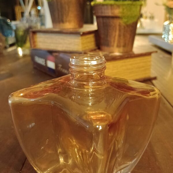 Frasco Vidro Estrela Ouro Translúcido 250ML R28/410