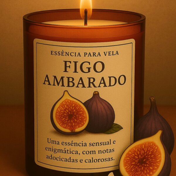 Essência Figo Ambarado Vela 100 ml