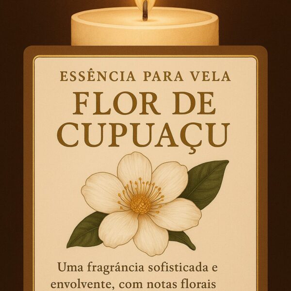Essência Flor De Cupuaçu Vela 100 ml