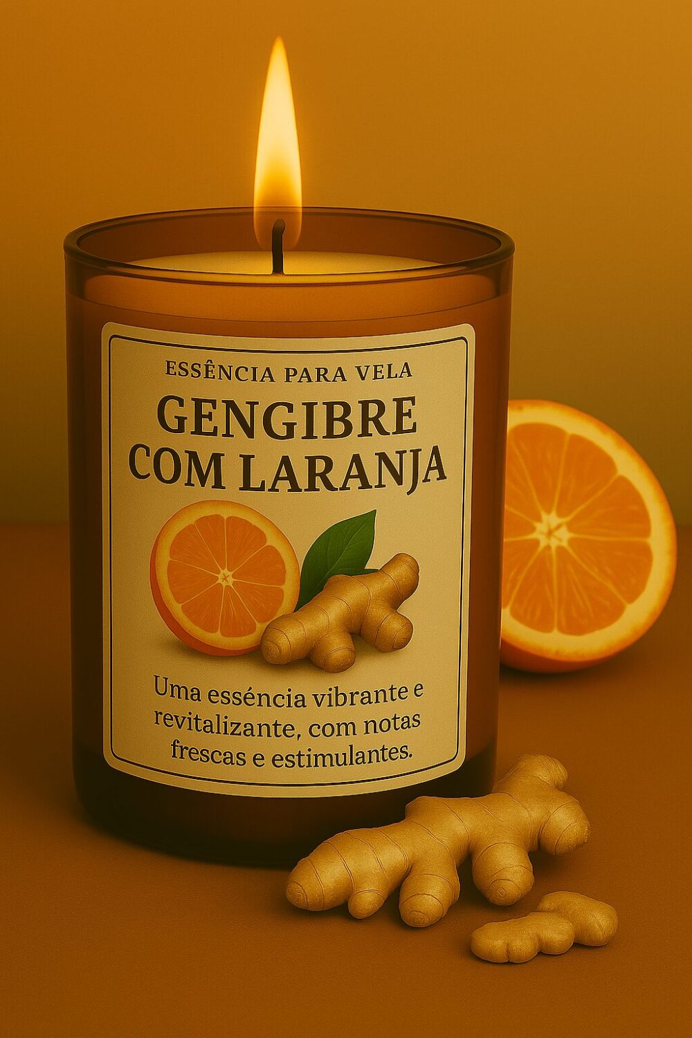 Essência Gengibre e Laranja Vela 100 ml