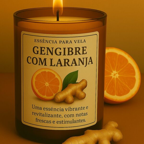 Essência Gengibre e Laranja Vela 100 ml