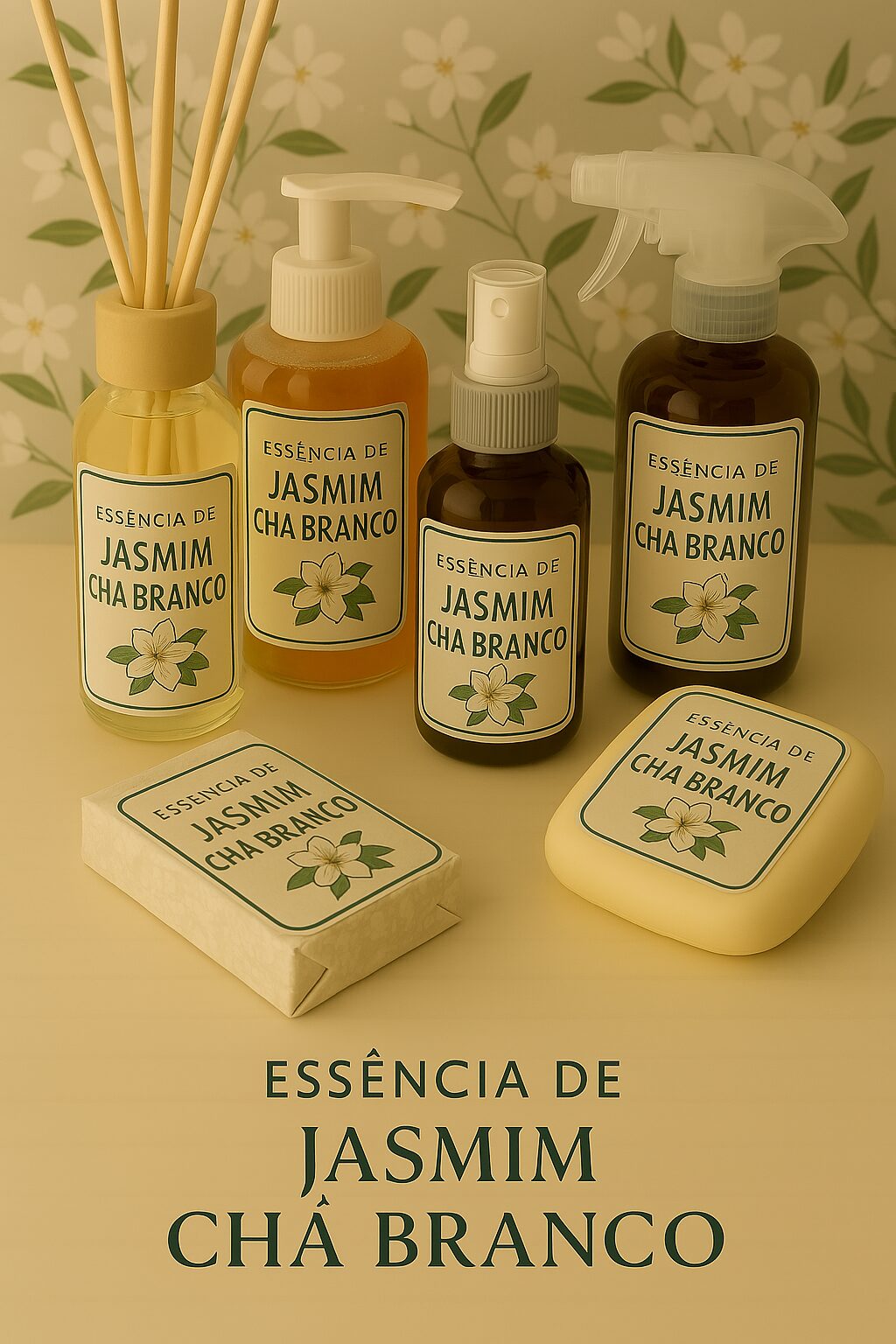 Essência Jasmim e Chá Branco 1000ml