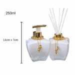 Kit Banheiro Degrade Branco Aromatizador E Porta Sabonete. - Imagem 3