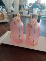 Pingente Cravo Perolas Rosa Bebe - Imagem 2