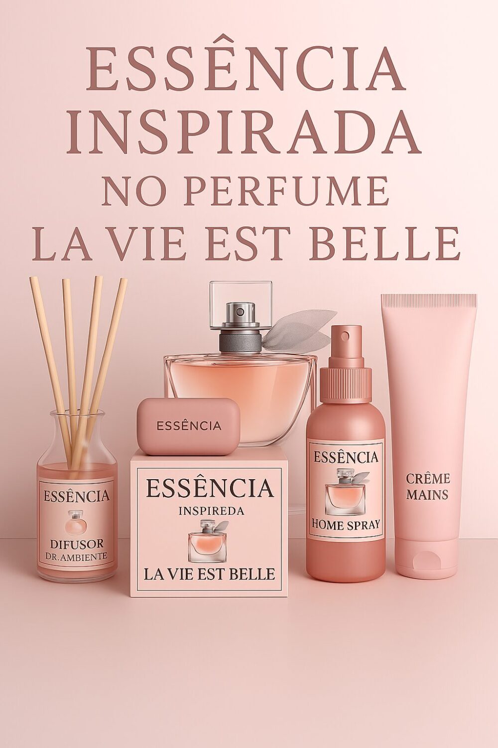 Essência Inspiração La Vie In Rose 100 ml