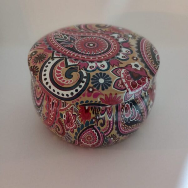 Lata Indiana Para Vela 100G Rosa