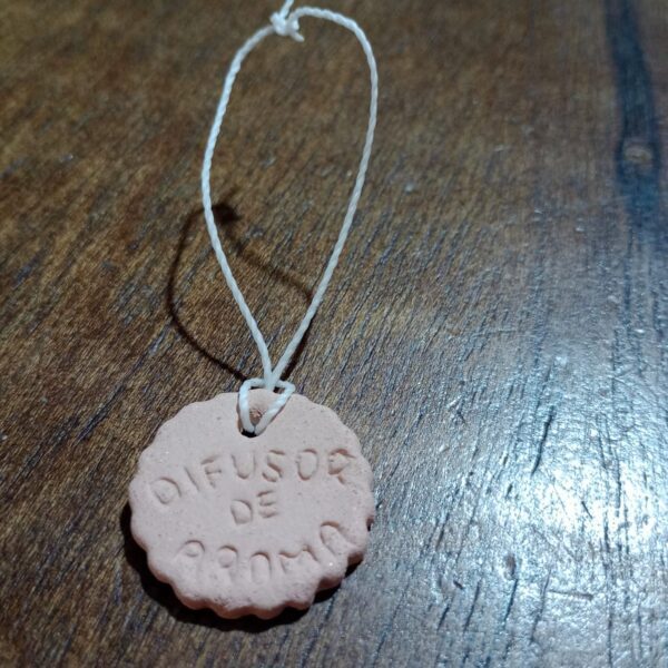 Pingente Cerâmica Rose Difusor de aroma