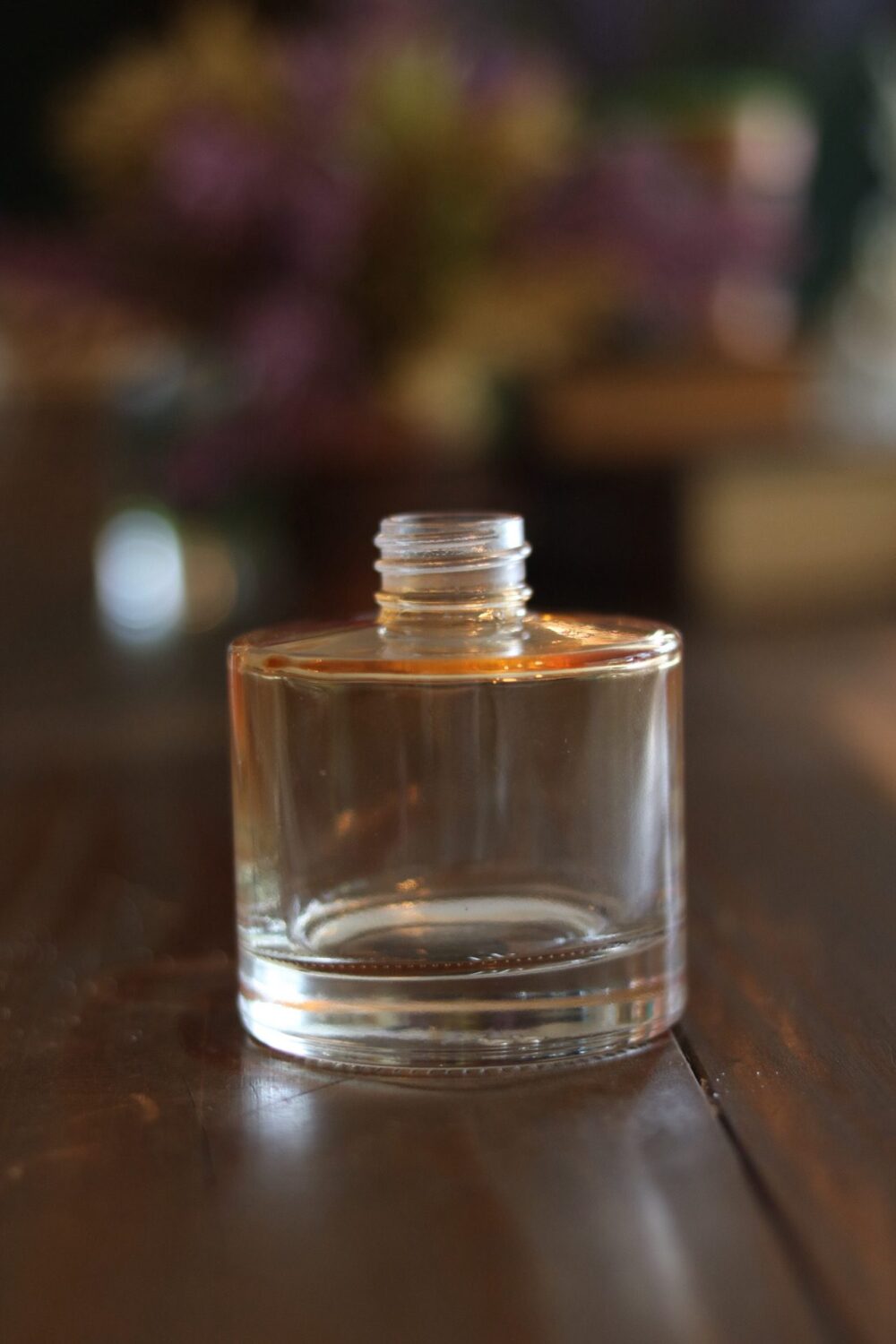 Frasco Vidro Picollo 200 ml Ouro Degrade Translucido