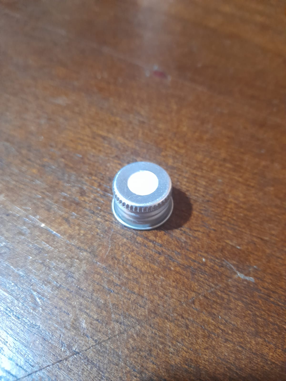 Tampa Aluminio C furo Prata R 18