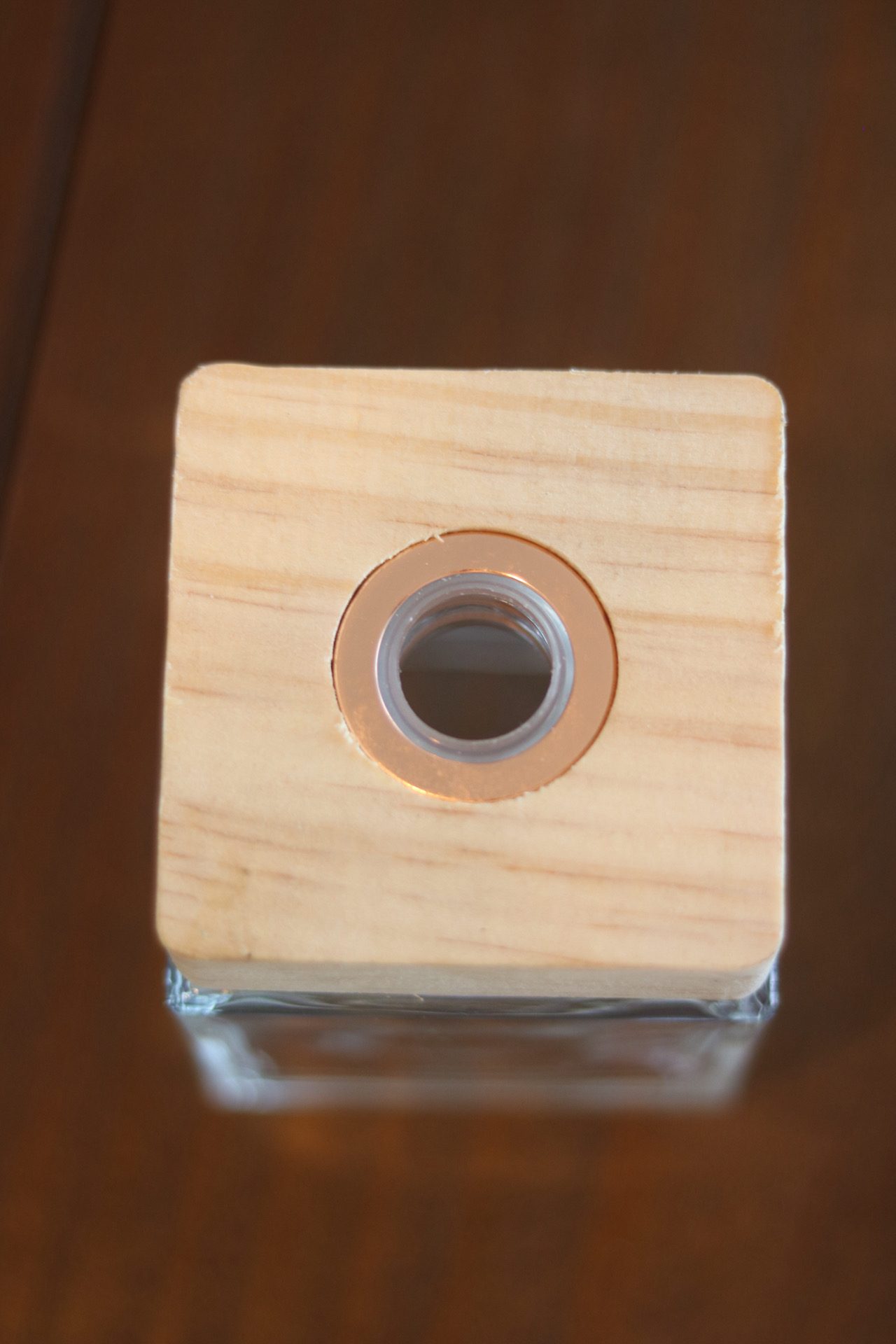 Tampa Cash Quadrada Madeira R 28