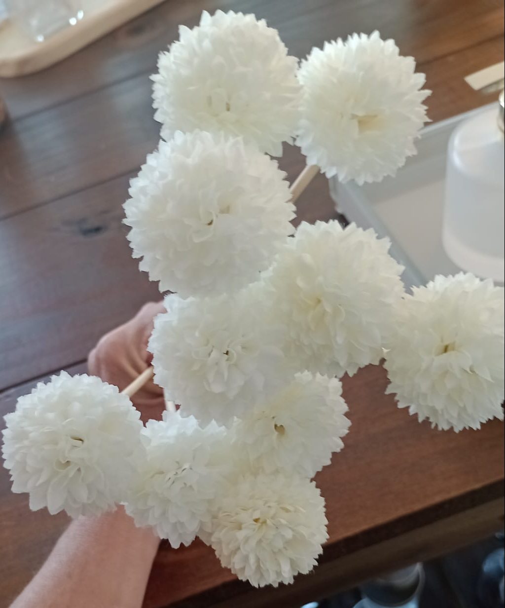 Vareta Cravo Branco 25cm