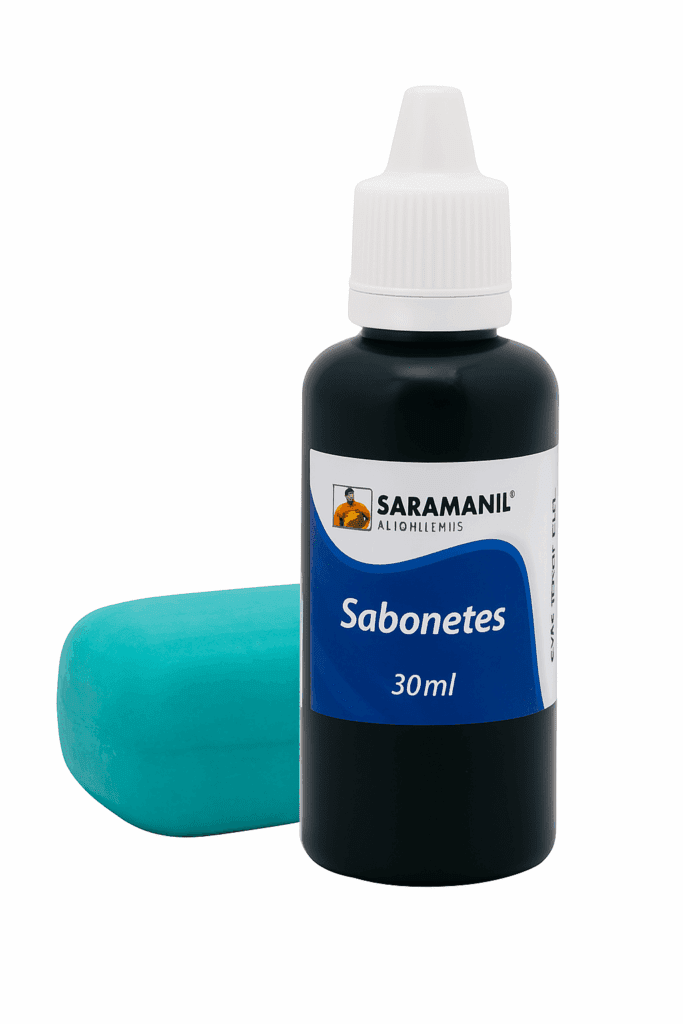 "Corante Azul Turquesa Saramanil para sabonetes artesanais 30 ml"