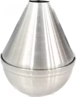 Forma de alumínio pingo-gota para velas e sabonetes artesanais - Imagem 2