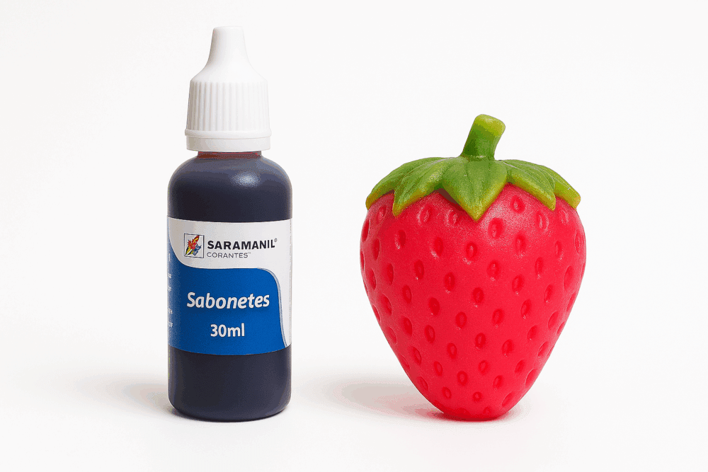 Corante Saramanil Vermelho para sabonetes artesanais"