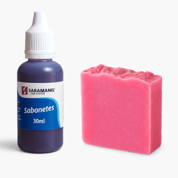 Corante Saramanil Pink para sabonetes artesanais"