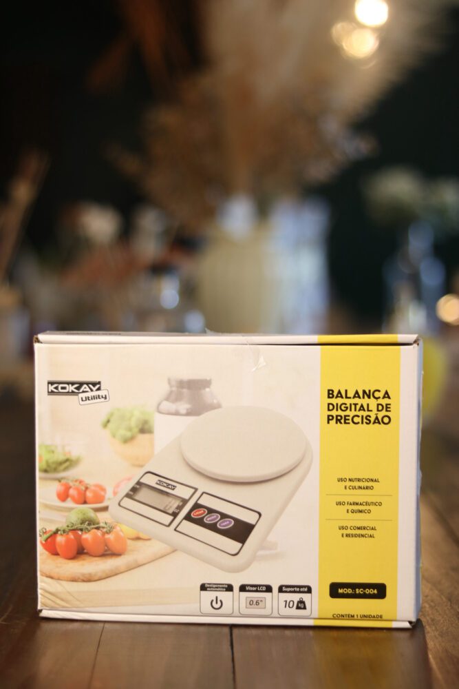 "Balança digital capacidade de 1g a 10kg para cozinha, artesanato e confeitaria"