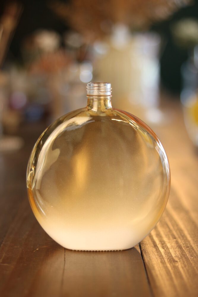 Frasco Luna Degrade Ouro e Branco 500 ml