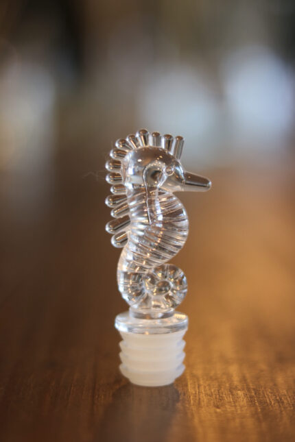 A Tampa Acrílica Cavalo Marinho Transparente R28/410