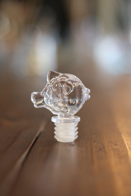 "Tampa Acrílica Peixe R28/410 transparente"