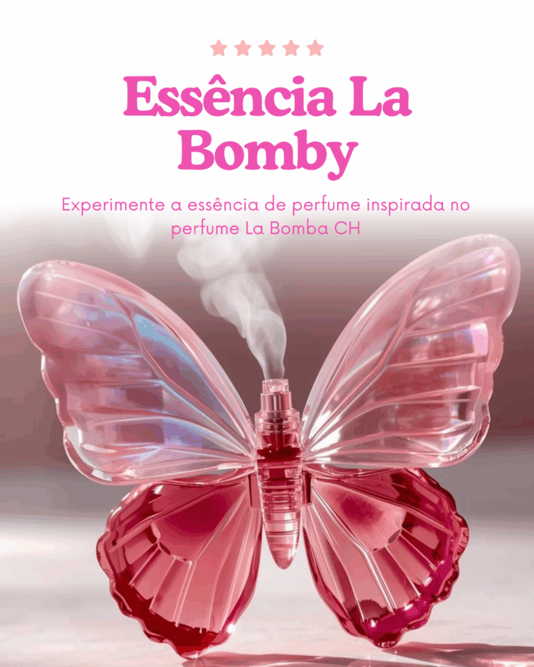 frasco de essência artesanal La Bomby sobre mesa de criação de perfumes