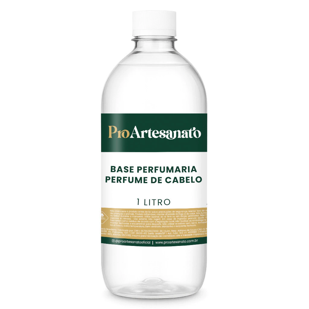 base para perfume de cabelo