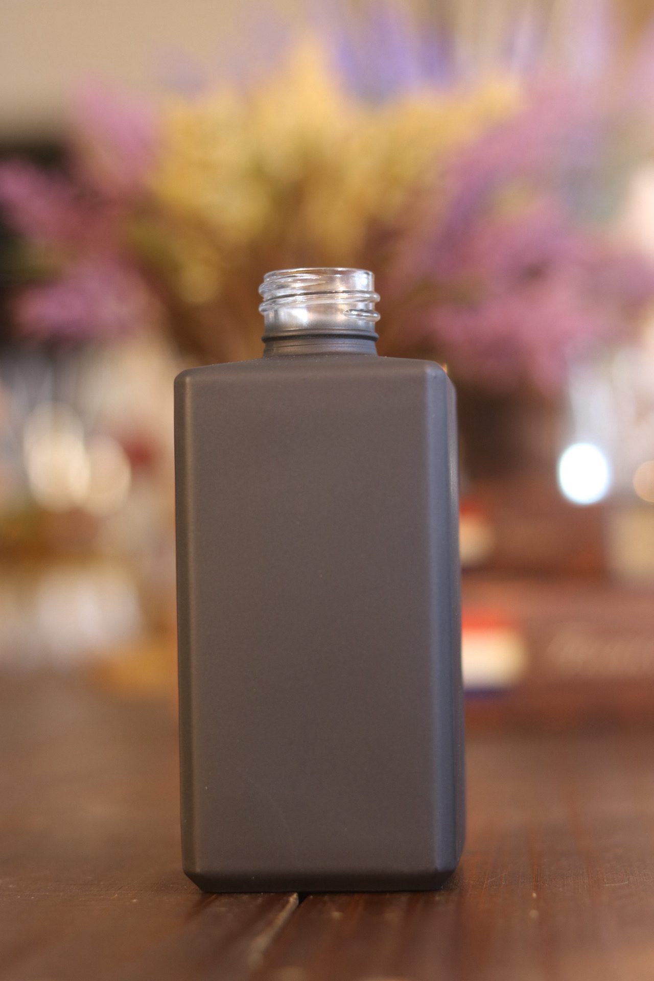 Frasco Vidro Square Chumbo 250ml R28/410