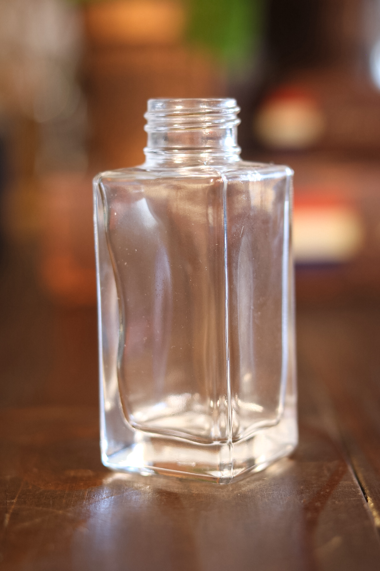 Frasco Vidro Square Transparente 60ml R24/410