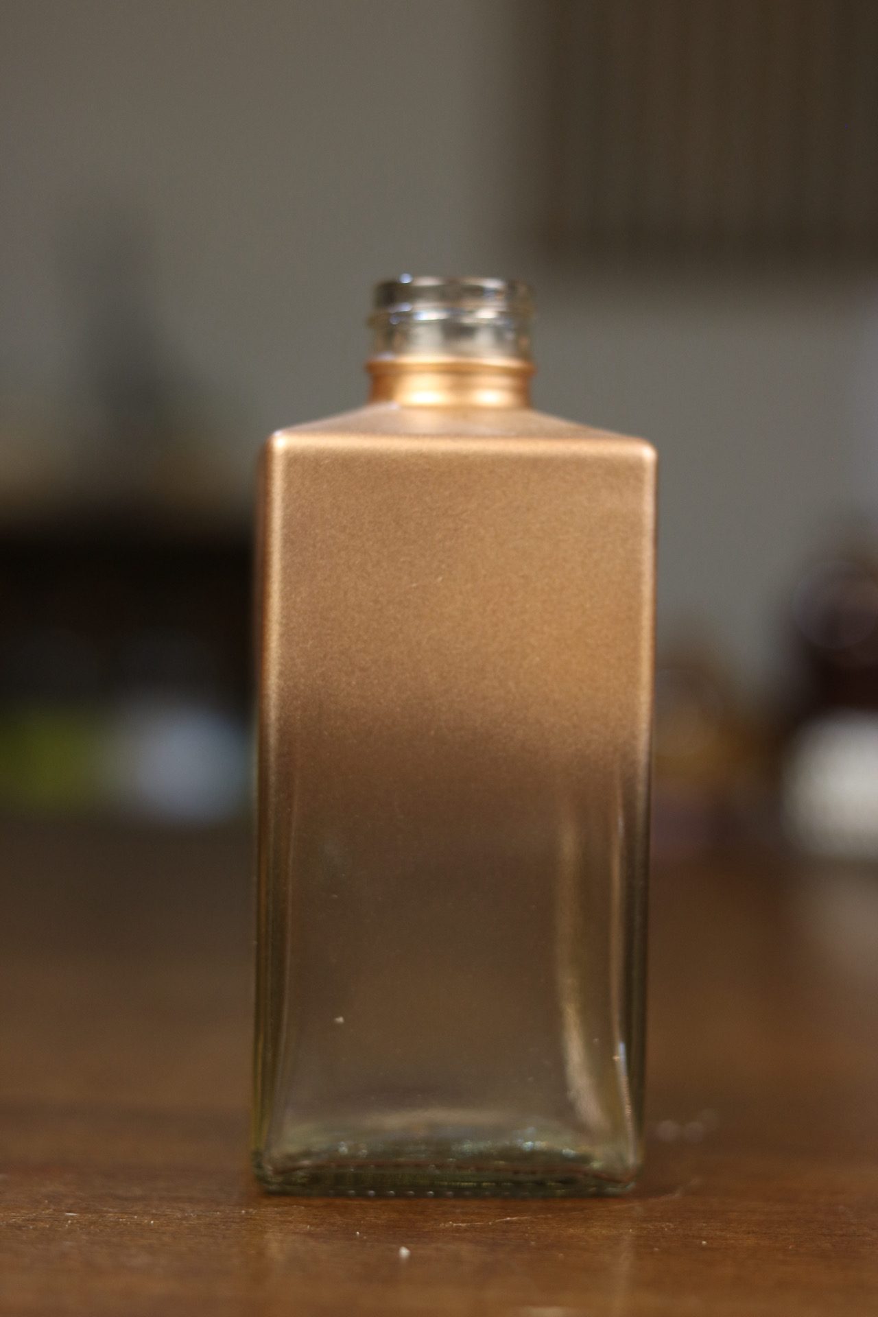 Frasco Vidro Square Degrade Rose Gold 250ml R28/410