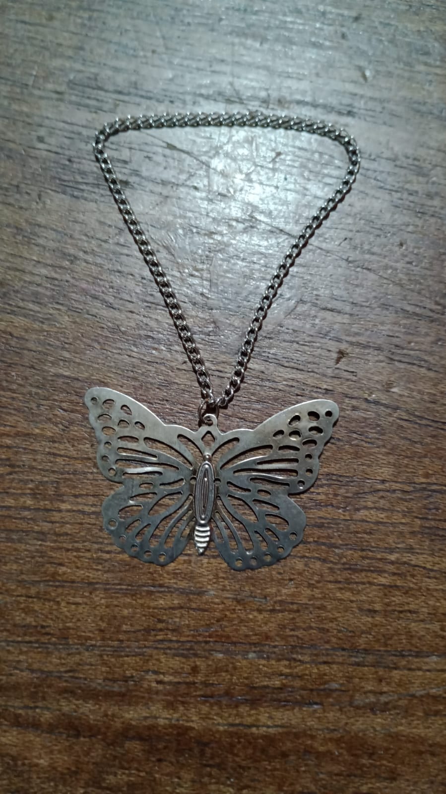 Pingente Borboleta Prata