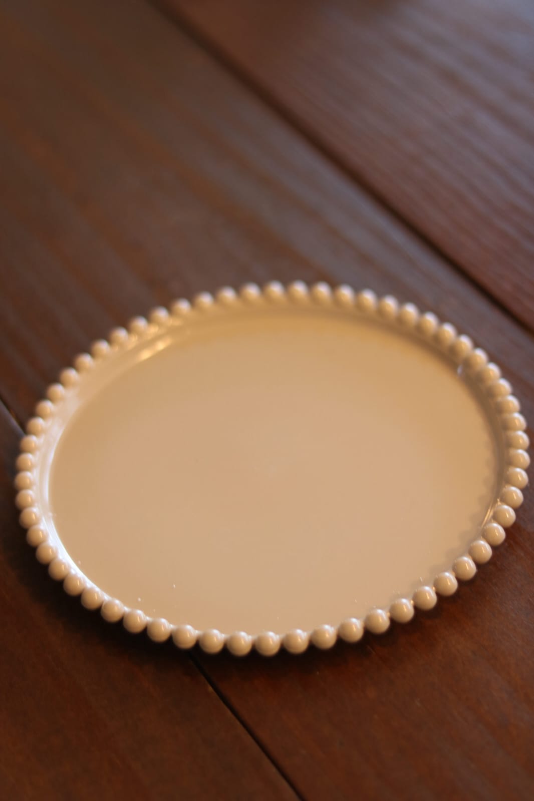 Bandeja Acrílico Bege para decoração elegante