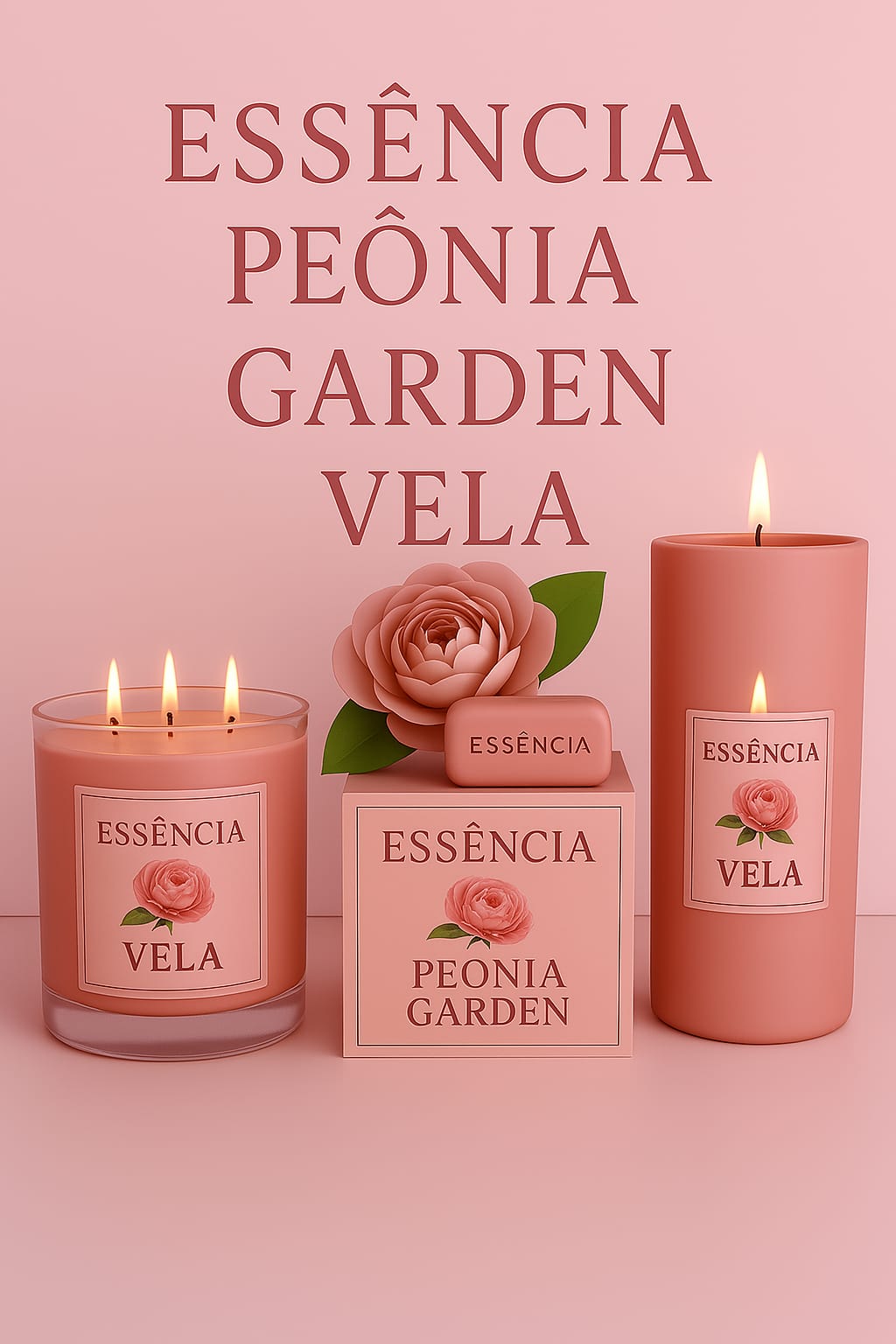 Essência Peônia Garden 100 ml Vela