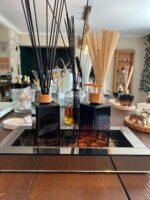 Frasco Vidro Square 350ml Âmbar e Preto R28/410 - Imagem 2