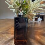 Frasco Vidro Square 350ml Âmbar e Preto R28/410