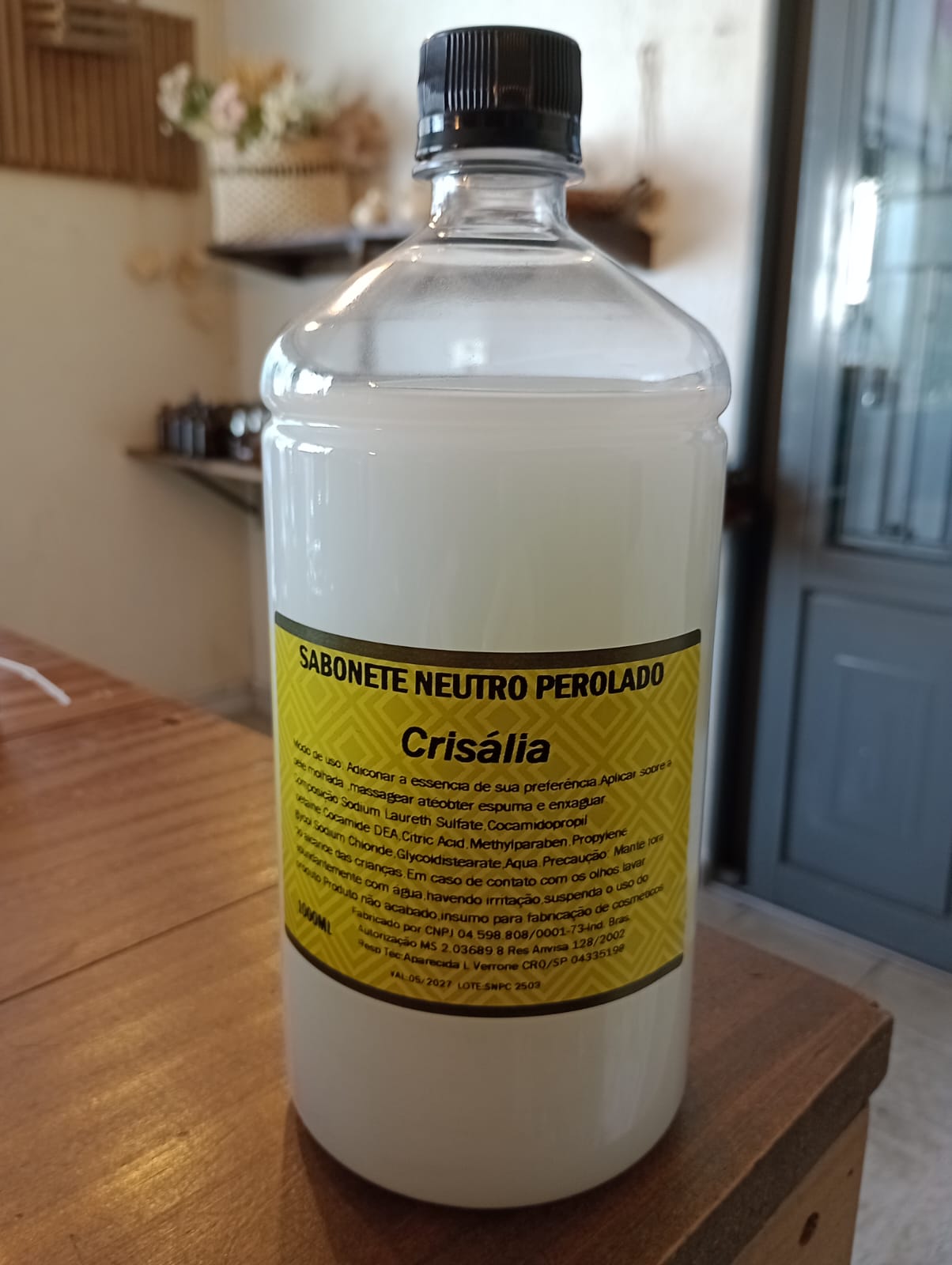 Base Para Sabonete Liquido Perolada 1x1