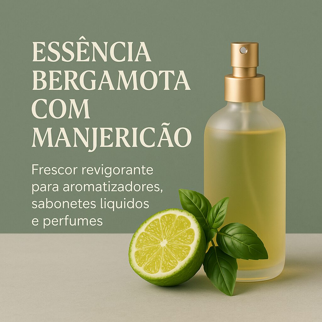 Essência Bergamota e Manjericão 100 ml