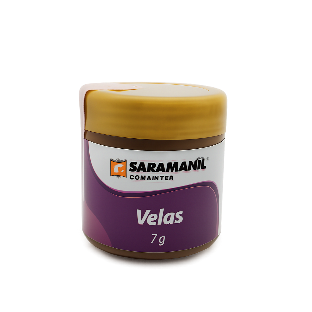 Corante Preto Saramanil em pó para velas artesanais.