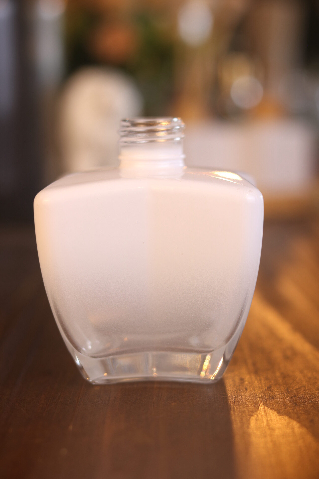 Frasco Vidro Estrela Degrade Branco 250ML R28/410