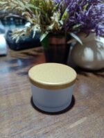 Tampa Alumínio Para Copo Patê De Vela Dourada - Imagem 2