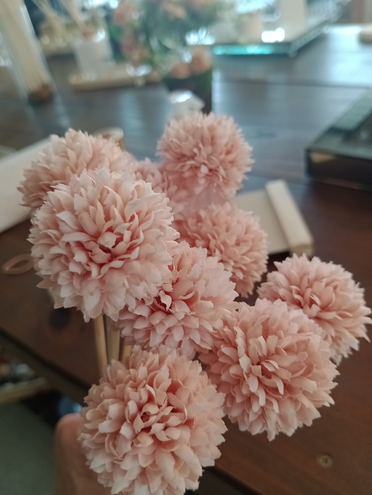 Vareta Cravo Rosa Bebe 25cm