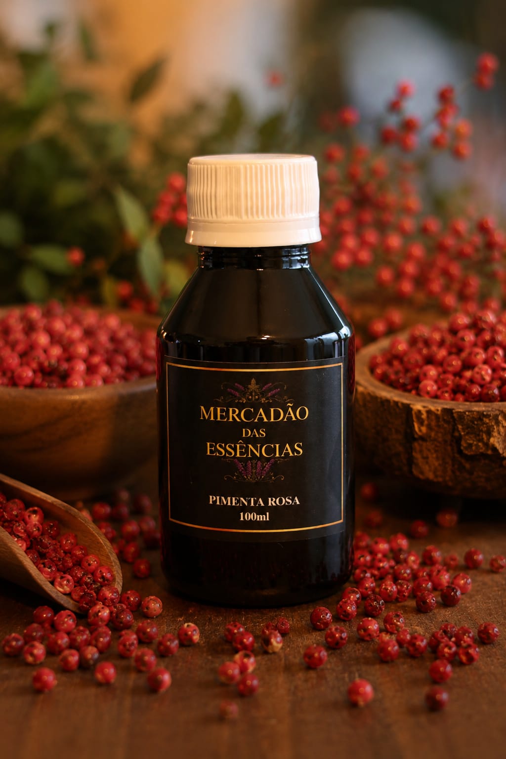 Pimenta Rosa Essência Pimenta Rosa 100ml Mercadão das Essências