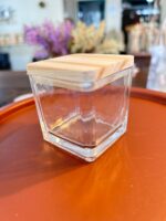 Tampa Madeira para Copo Candle Square 80ml - Imagem 2