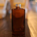 Frasco Vidro Square 350ml Âmbar R28/410