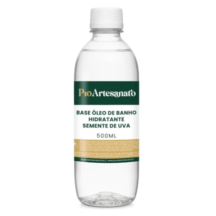 Base Óleo de Banho Hidratante Semente de Uva 500ml frasco do produto"